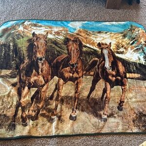 Horse Print Blanket
